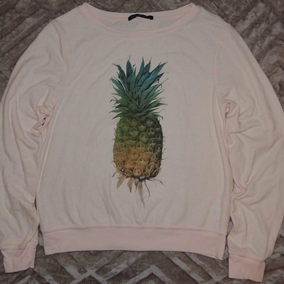 Wildfox Pineapple Sweatshirt NWOT - Picture 2 of 3